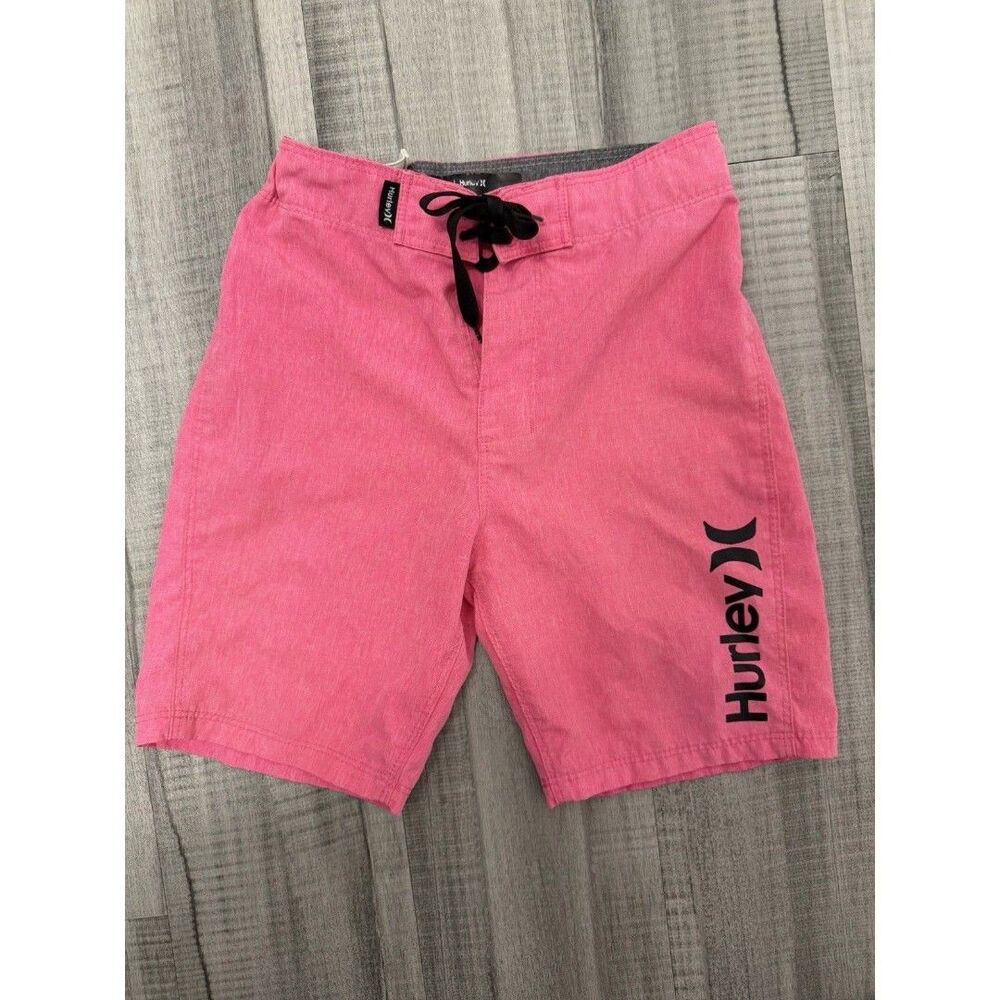 Boy Hurley Adjustable Waist Swimsuit Size 7 Pink